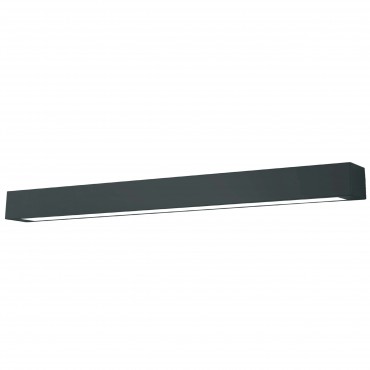 Ibros sufitowy czarny duży 24W 4000K IP44