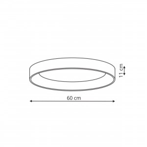 Georgia plafon biały