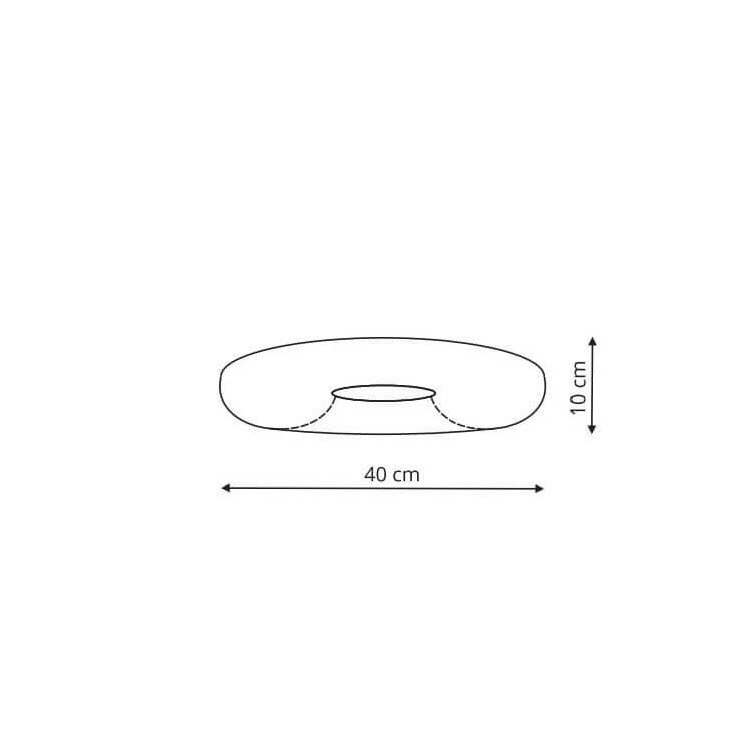 Plafon Aruba 40 cm biały IP44 LED 4000K - 4310