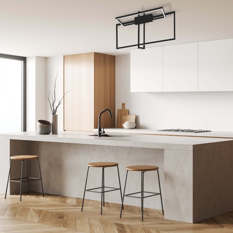 Lampa wisząca Frame czarna LED 3000K - 4325