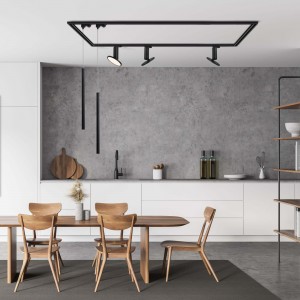 Reflektor do szynoprzewodu Aquilion 1F czarny LED 3000K