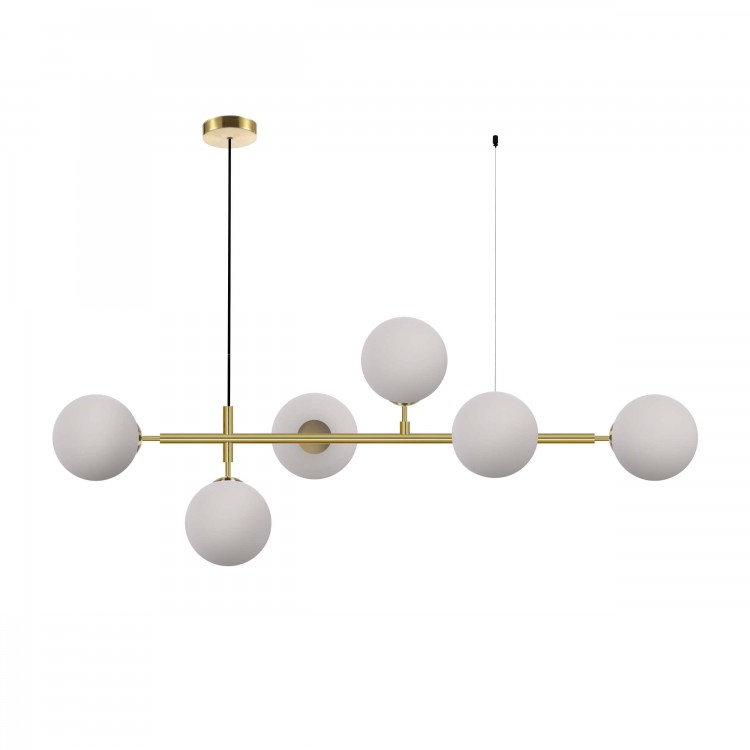 Lampa wisząca Alisa złota 6xE14 - 4350