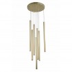 Lampa wisząca Lungo 7 złota 7xG9