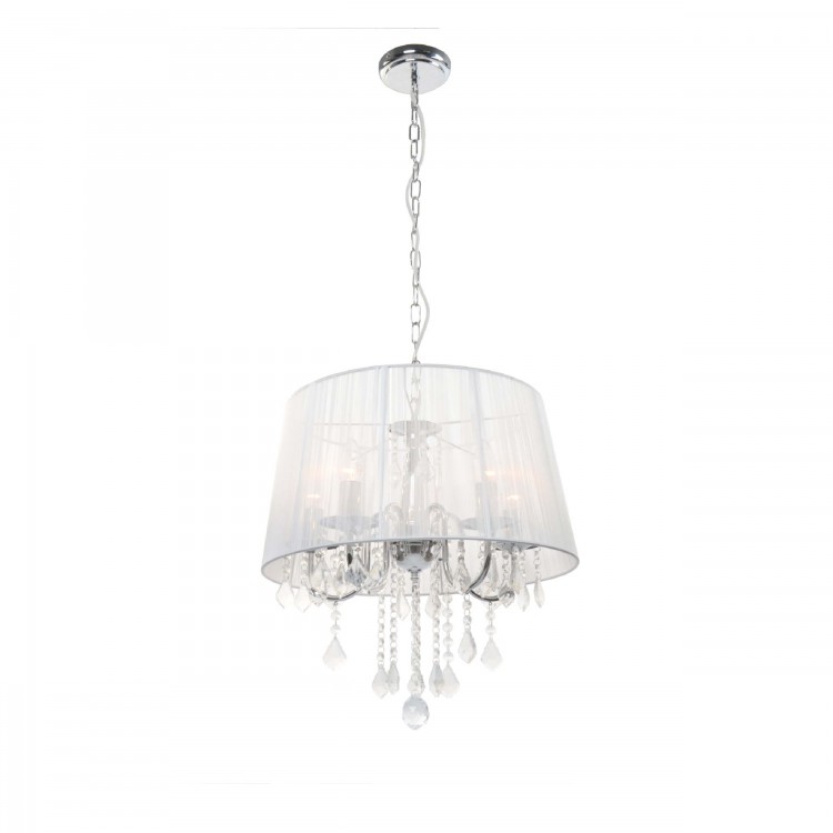 Lampa wisząca Mona srebrna 5xE14 - 4381