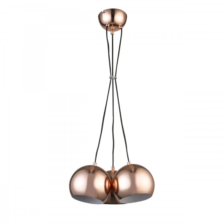 Lampa wisząca Rame miedziana 3xE14 - 4391