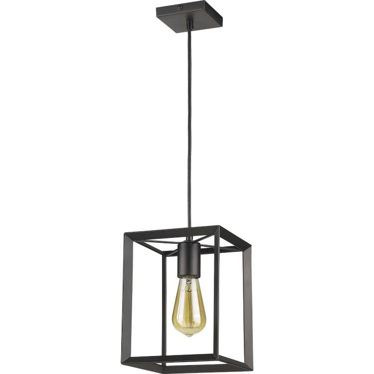 Lampa wisząca Napoli czarna 1xE27 - 4395
