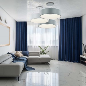 Lampa wisząca Malaga szara LED 3000K