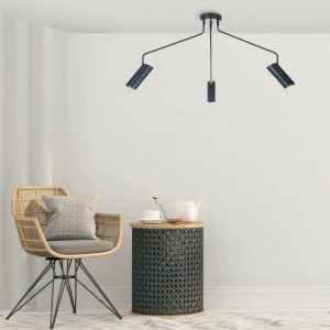 Lampa wisząca Futuro czarna 3xGU10