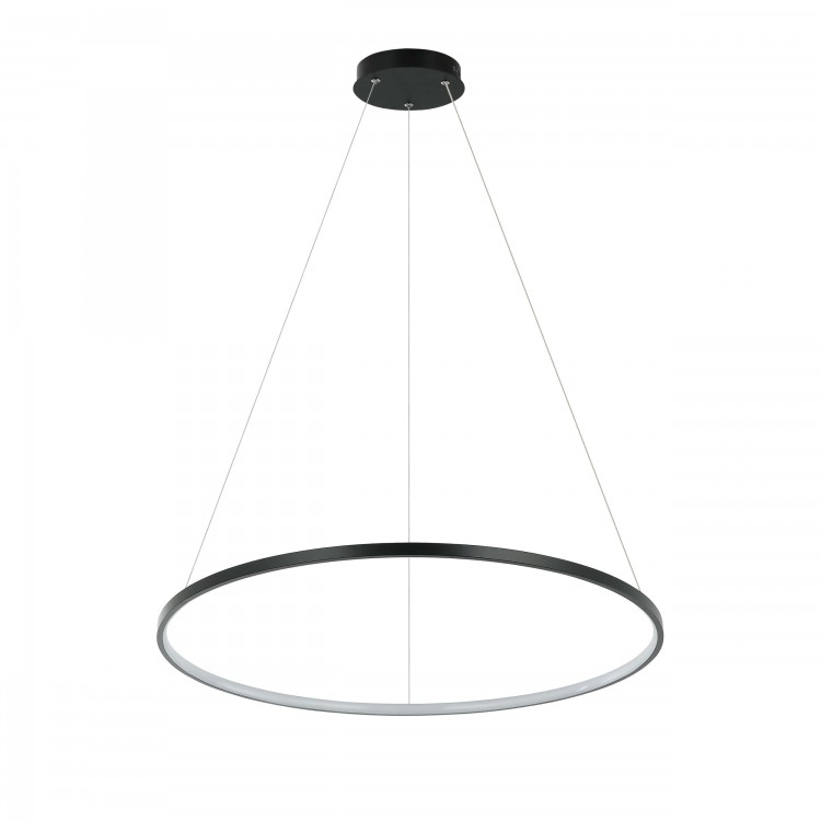 Ring wisząca średnia czarna 3000K - 4473