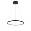 Lampa wisząca Ring 40 cm czarna LED