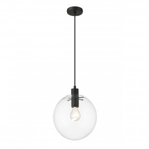 Lampa wisząca Puerto czarna 1xE27