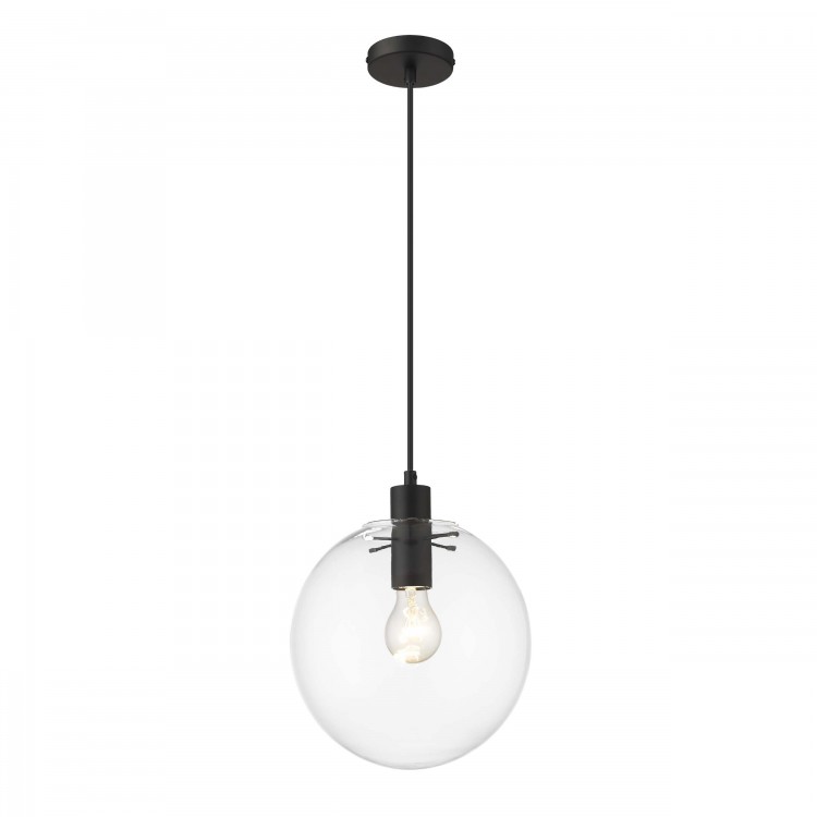Lampa wisząca Puerto czarna 1xE27 - 4492