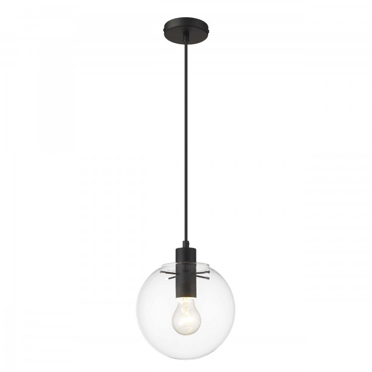 Lampa wisząca Puerto czarna 1xE27 - 4497