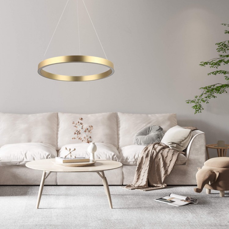 Lampa wisząca Midway Triangle złota LED 3000K - 4519