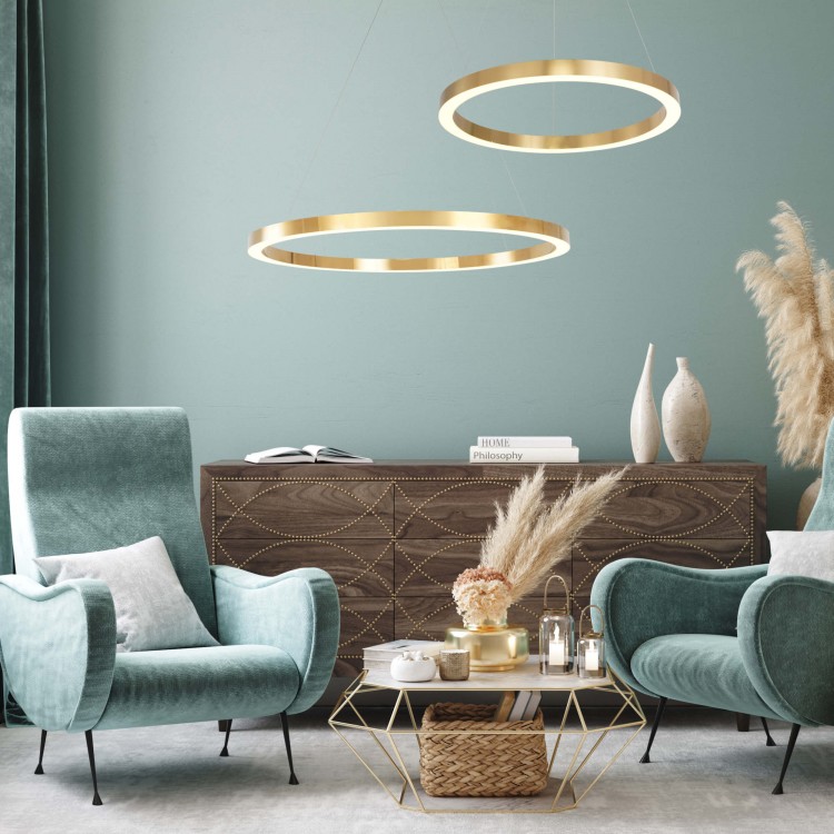 Lampa wisząca Midway Shiny złota LED 3000K - 4529