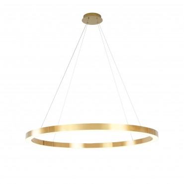 Lampa wisząca Midway Shiny XL złota LED 3000K