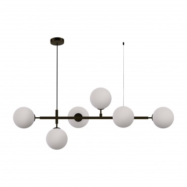 Lampa wisząca Alisa czarna 6xE14