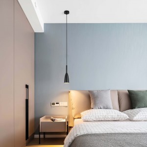 Lampa wisząca Solin 1 czarna 1xE27