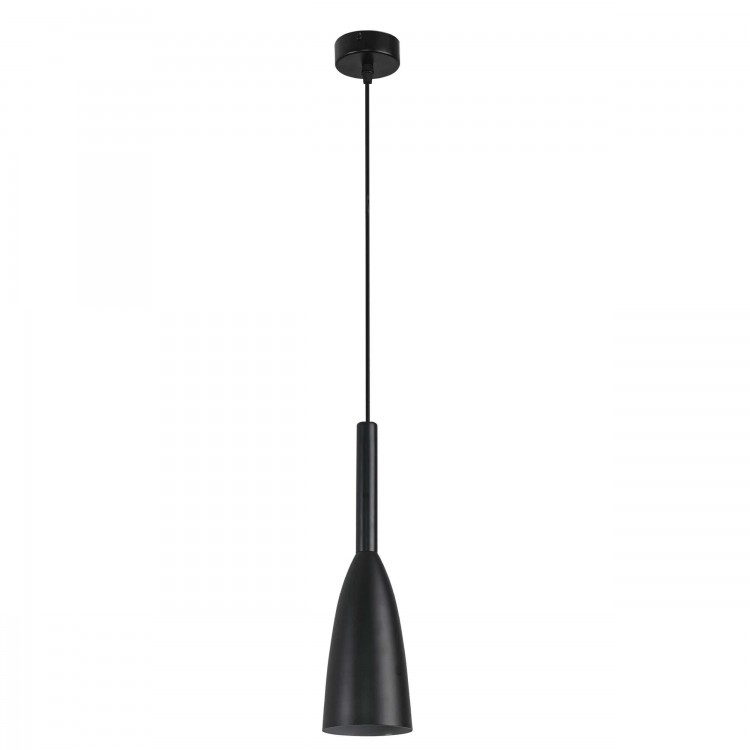 Lampa wisząca Solin 1 czarna 1xE27 - 4588