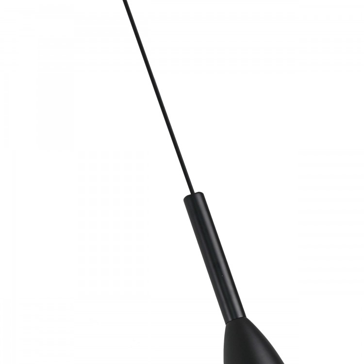 Lampa wisząca Solin 1 czarna 1xE27 - 4590