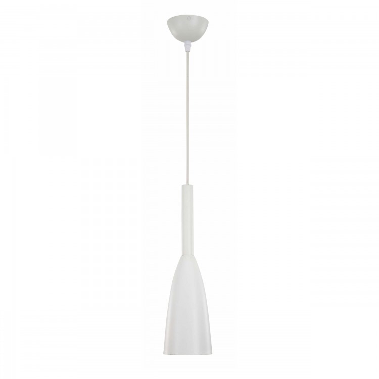 Lampa wisząca Solin 1 biała 1xE27 - 4594