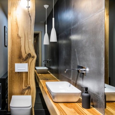 Lampa wisząca Solin 1 biała 1xE27