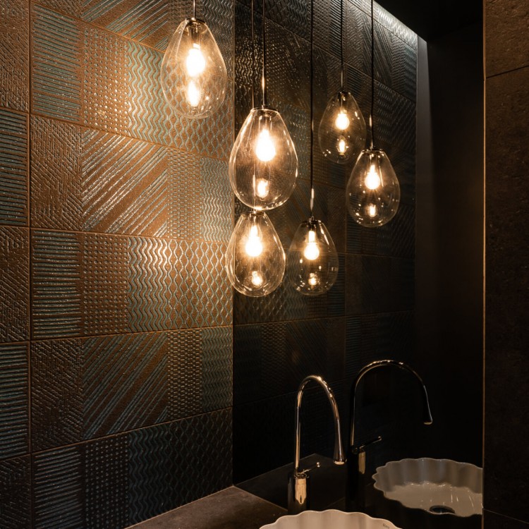 Lampa wisząca Fondi czarna 1xE14 - 4614