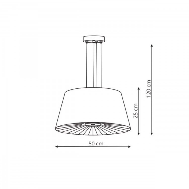 Lampa wisząca Bali czarna 4xE27 - 4625