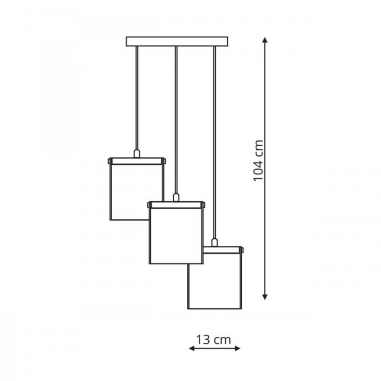 Lampa wisząca Cantos chrom LED 4000K - 4638