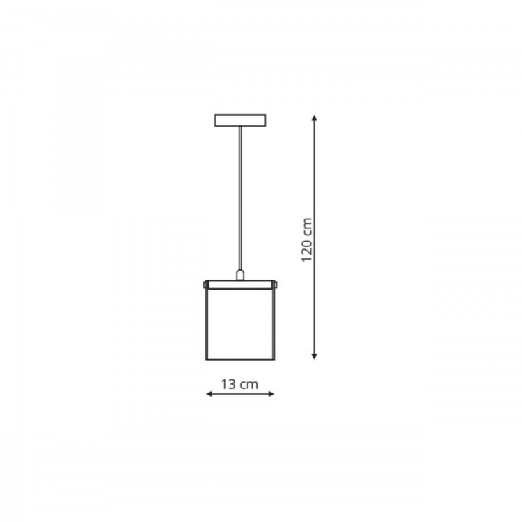 Lampa wisząca Cantos chrom LED 4000K - 4644