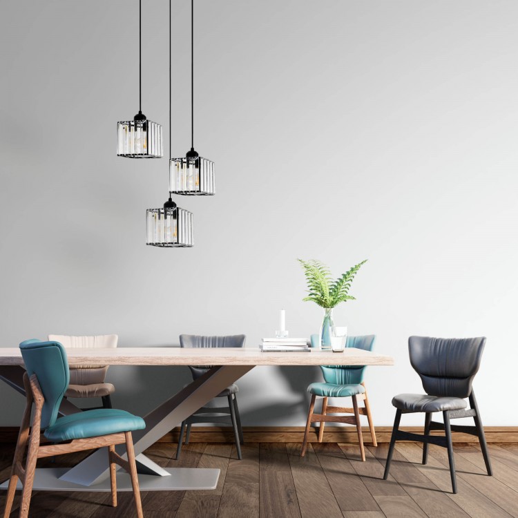 Lampa wisząca Galactico czarna 3xE27 - 4654