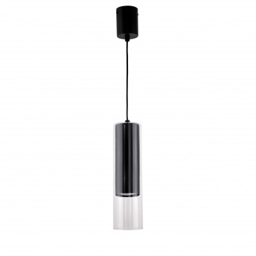 Lampa wisząca Manacor czarna 1xGU10