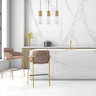 Lampa wisząca Manacor złota 3xGU10