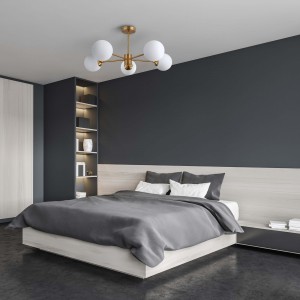 Lampa wisząca Roma 5 złota 5xE14