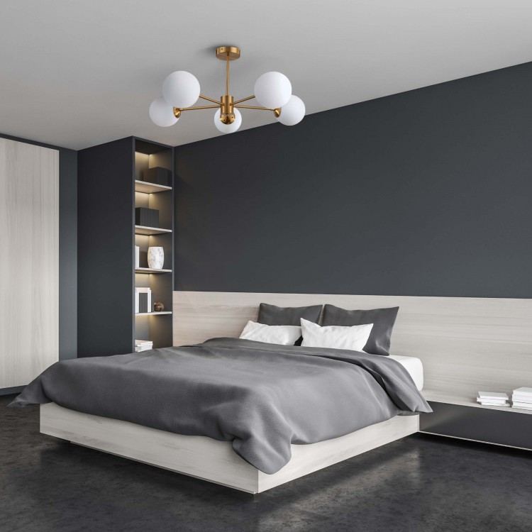 Lampa wisząca Roma 5 złota 5xE14 - 4711