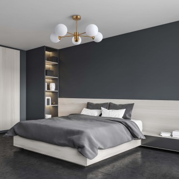 Lampa wisząca Roma 5 złota 5xE14