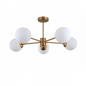 Lampa wisząca Roma 5 złota 5xE14