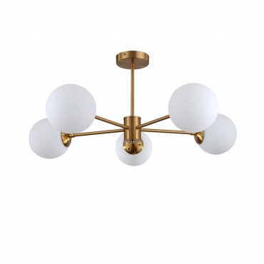 Lampa wisząca Roma 5 złota 5xE14