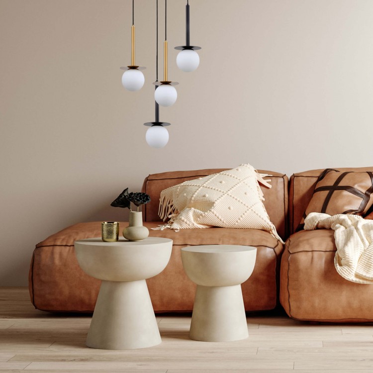 Lampa wisząca Roma 1 czarna 1xE14 - 4725