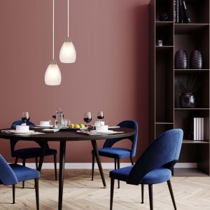 Lampa wisząca Niki transparentna 1xE14