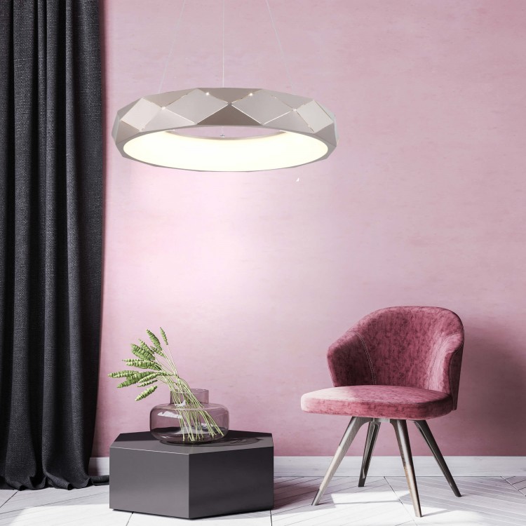 Lampa wisząca Reus różowe złoto LED 4000K - 4812