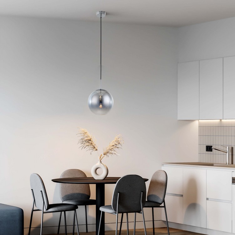 Lampa wisząca Palla chrom 1xE14 - 4846