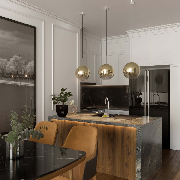 Lampa wisząca Palla złota 1xE14 - 4849