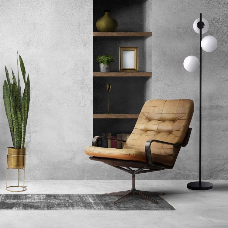 Lampa podłogowa Dorado czarna 3xE14 - 4921