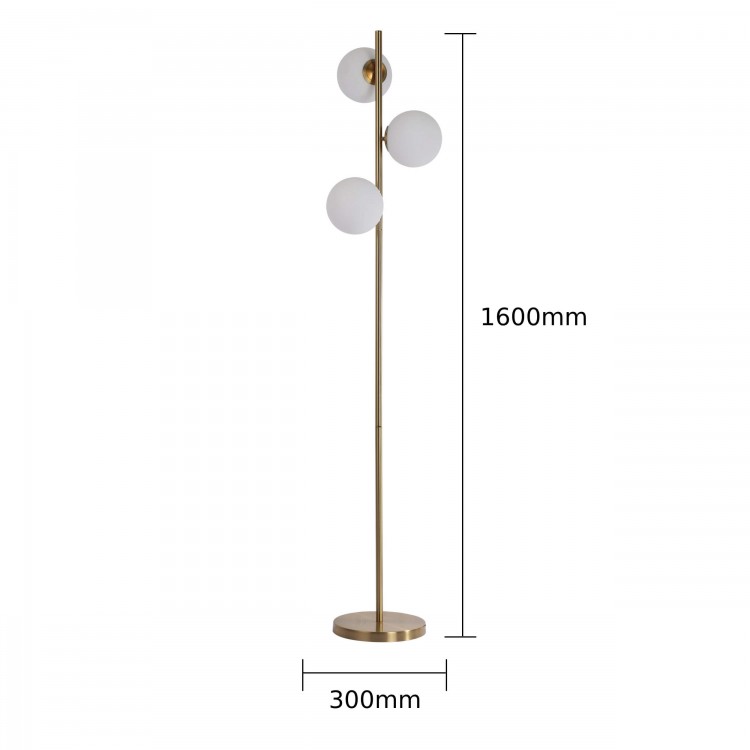Lampa podłogowa Dorado złota 3xE14 - 4930