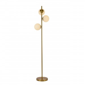 Lampa podłogowa Dorado złota 3xE14