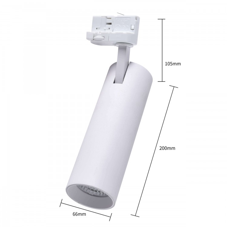 Reflektor do szynoprzewodów Magnum 3F biały LED CCT - 5013