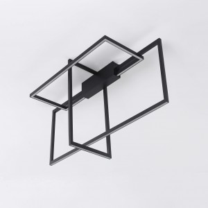 Lampa wisząca Frame czarna LED 4000K