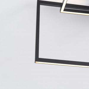 Lampa wisząca Frame czarna LED 4000K