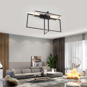 Lampa wisząca Frame czarna LED 4000K
